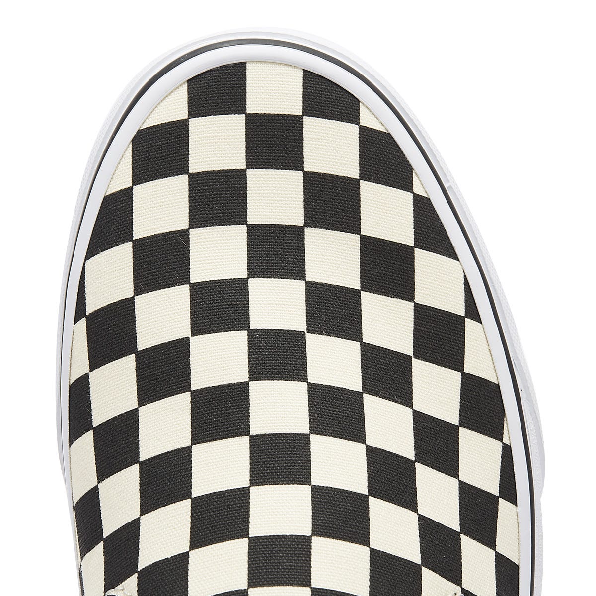 Vans Classic Slip-On Womens Noir / Blanc Baskets en toile à carreaux