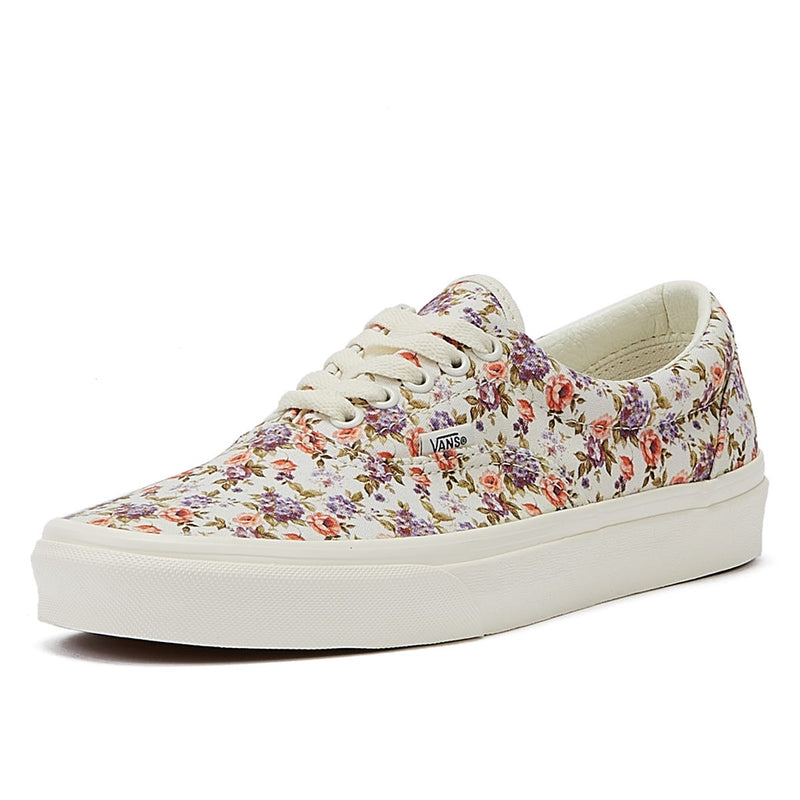 Vans Era Vintage Womens Floral White Trainers