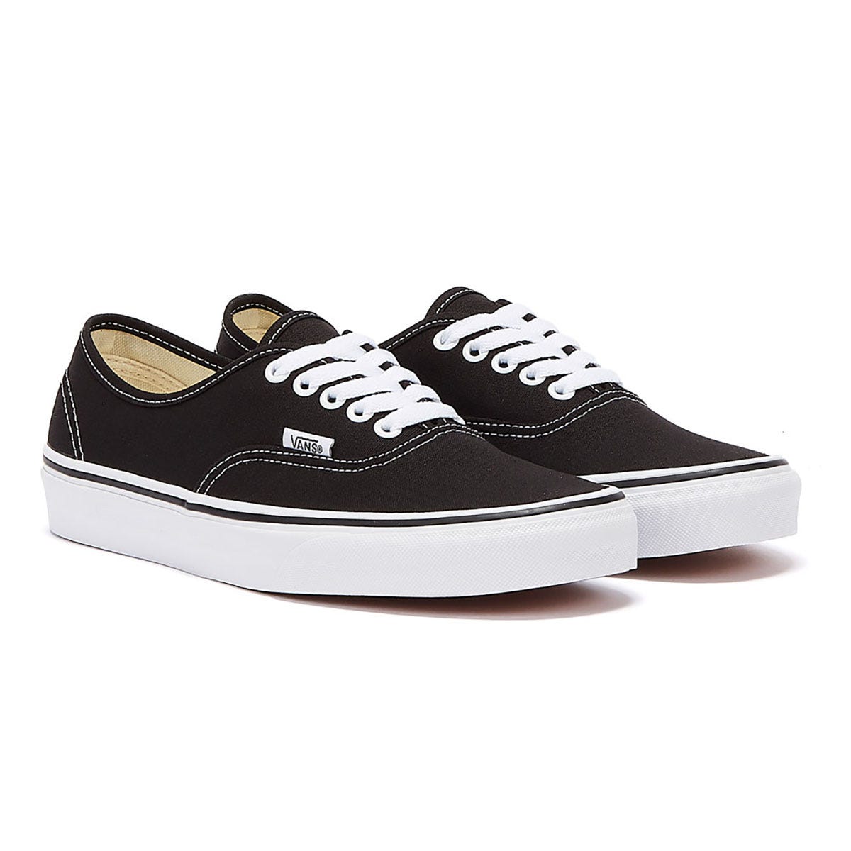 Vans Authentic Baskets en toile Noir / Blanc
