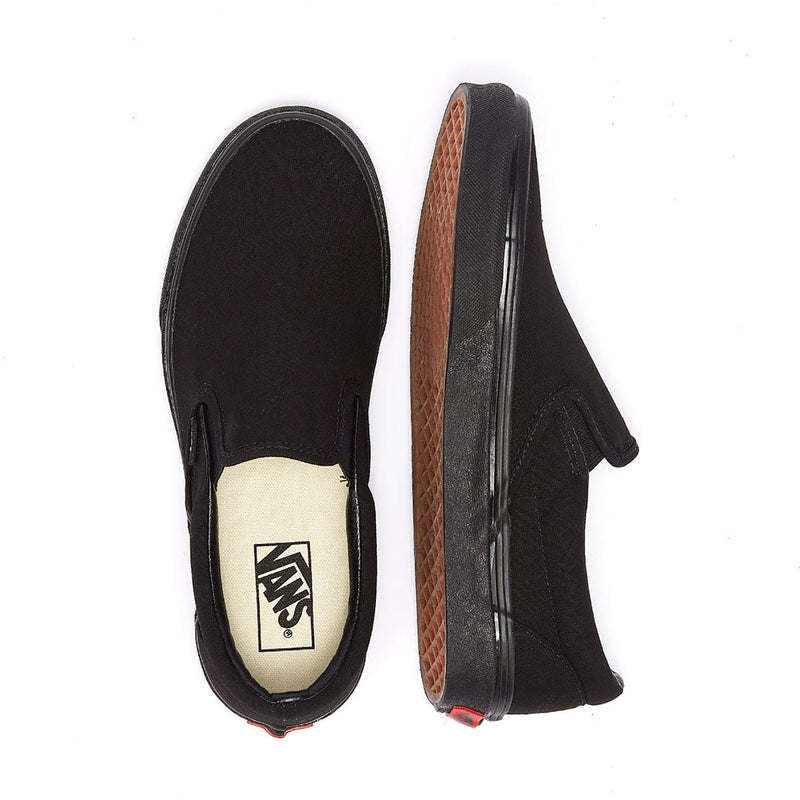 Vans Classic Slip on Baskets en toile noire pour femme