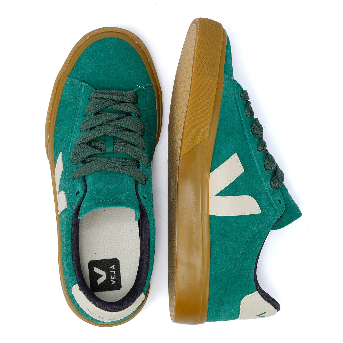 Veja Campo Baskets en daim vert pour femme