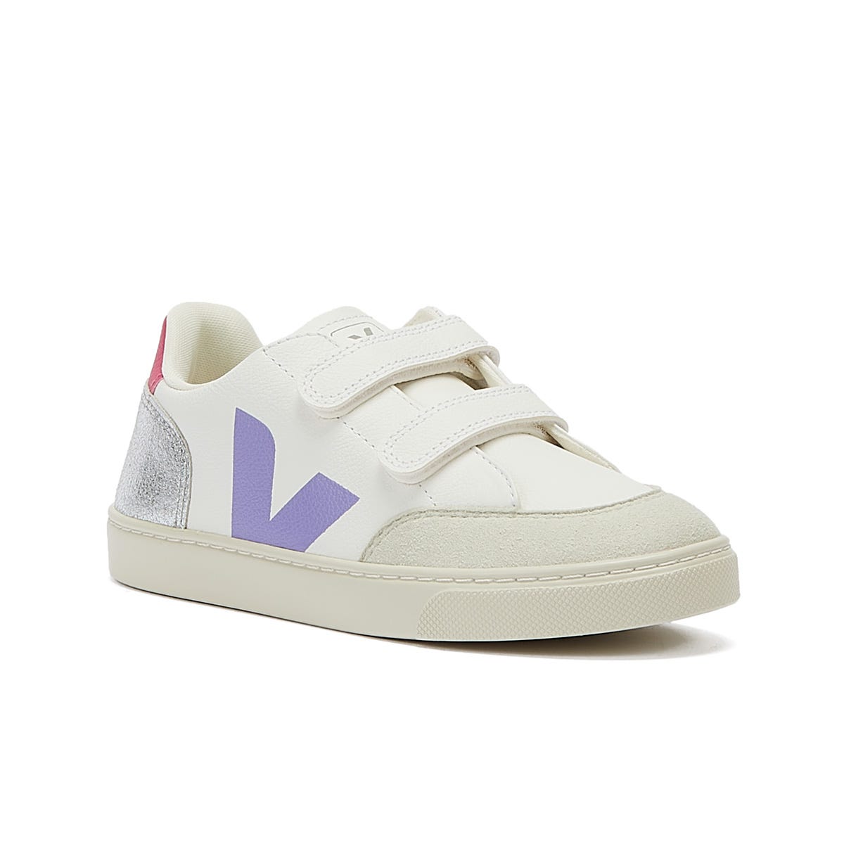 Veja V-12 Junior Extra White / Multico / Silver Trainers