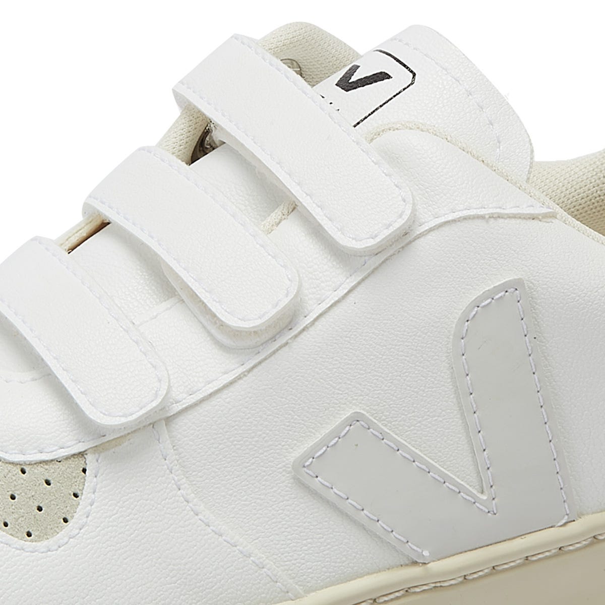 Baskets Veja V-10 Vegan Junior Blanc / Naturel