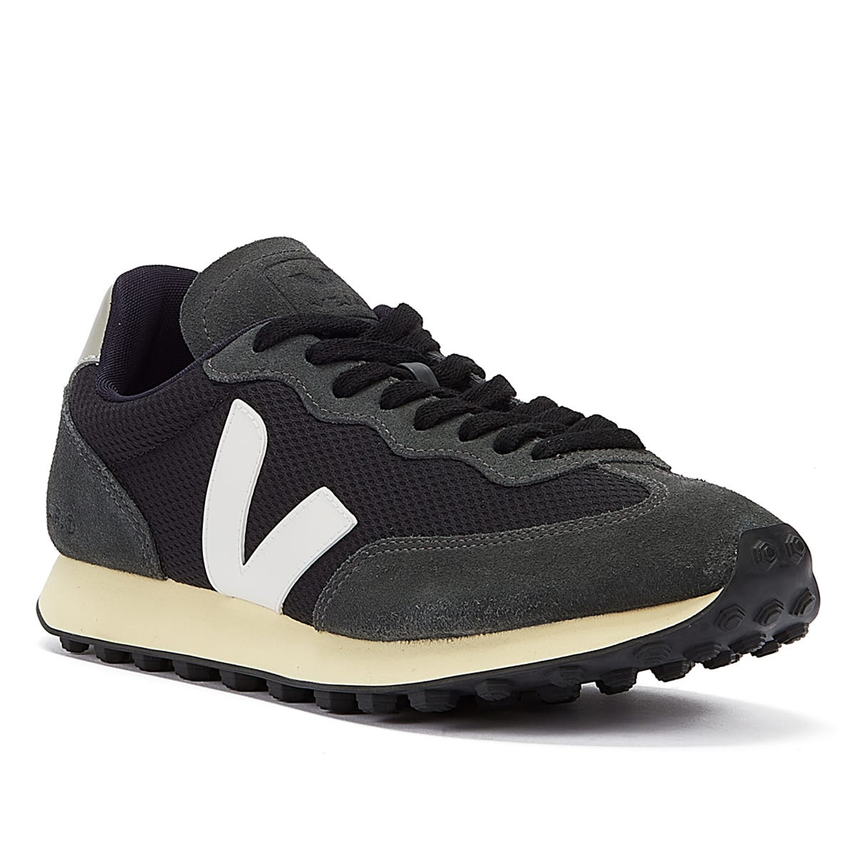 Veja Rio Branco Baskets Alveomesh Homme Noir/Blanc Gris