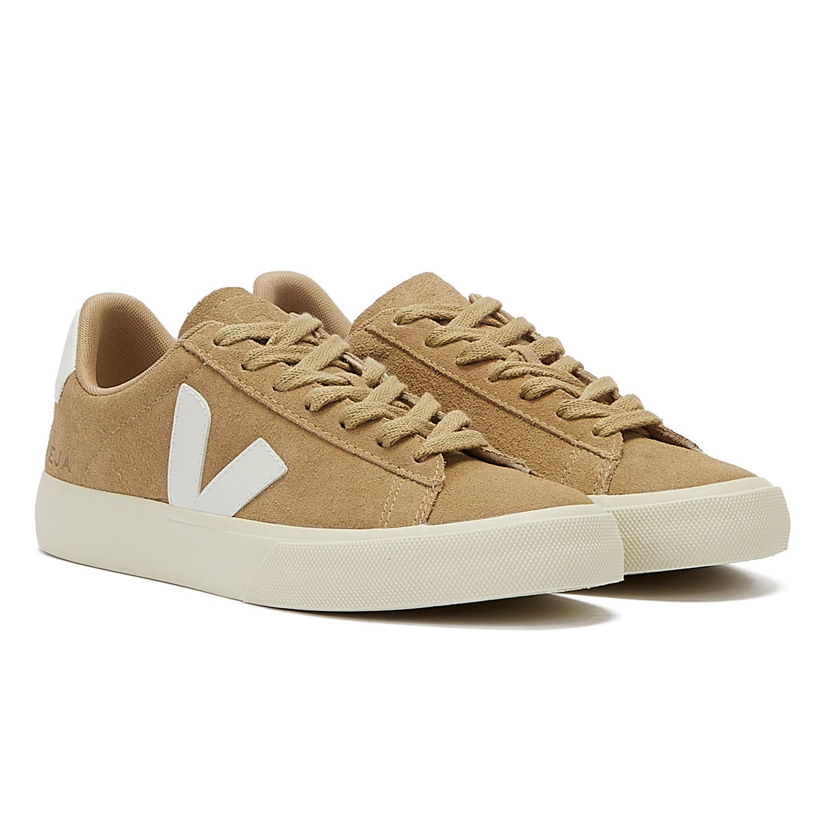 Veja Campo Baskets Dune / Blanches Pour Femmes