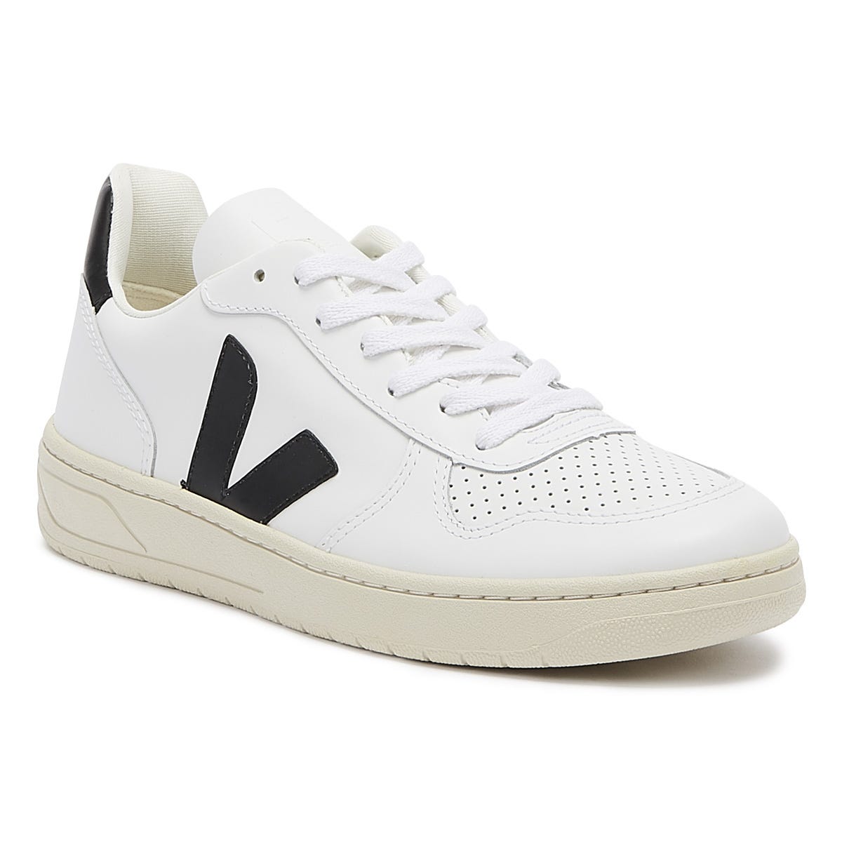 Veja V-10 Baskets Extra Blanc / Noir Pour Femmes