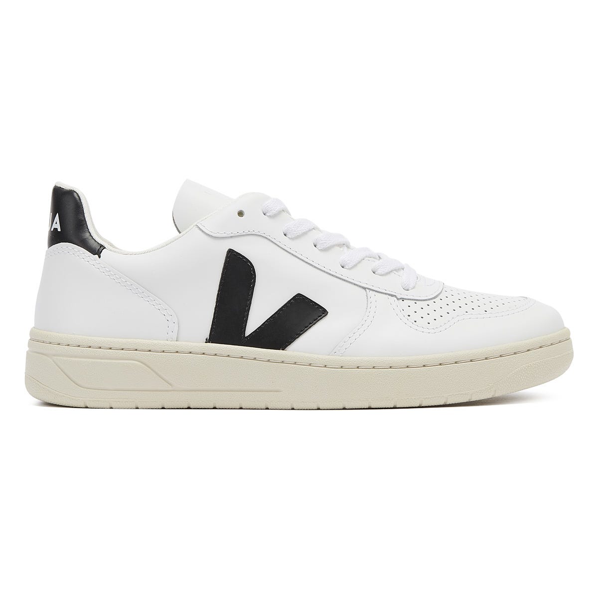 Veja V-10 Baskets Extra Blanc / Noir Pour Femmes