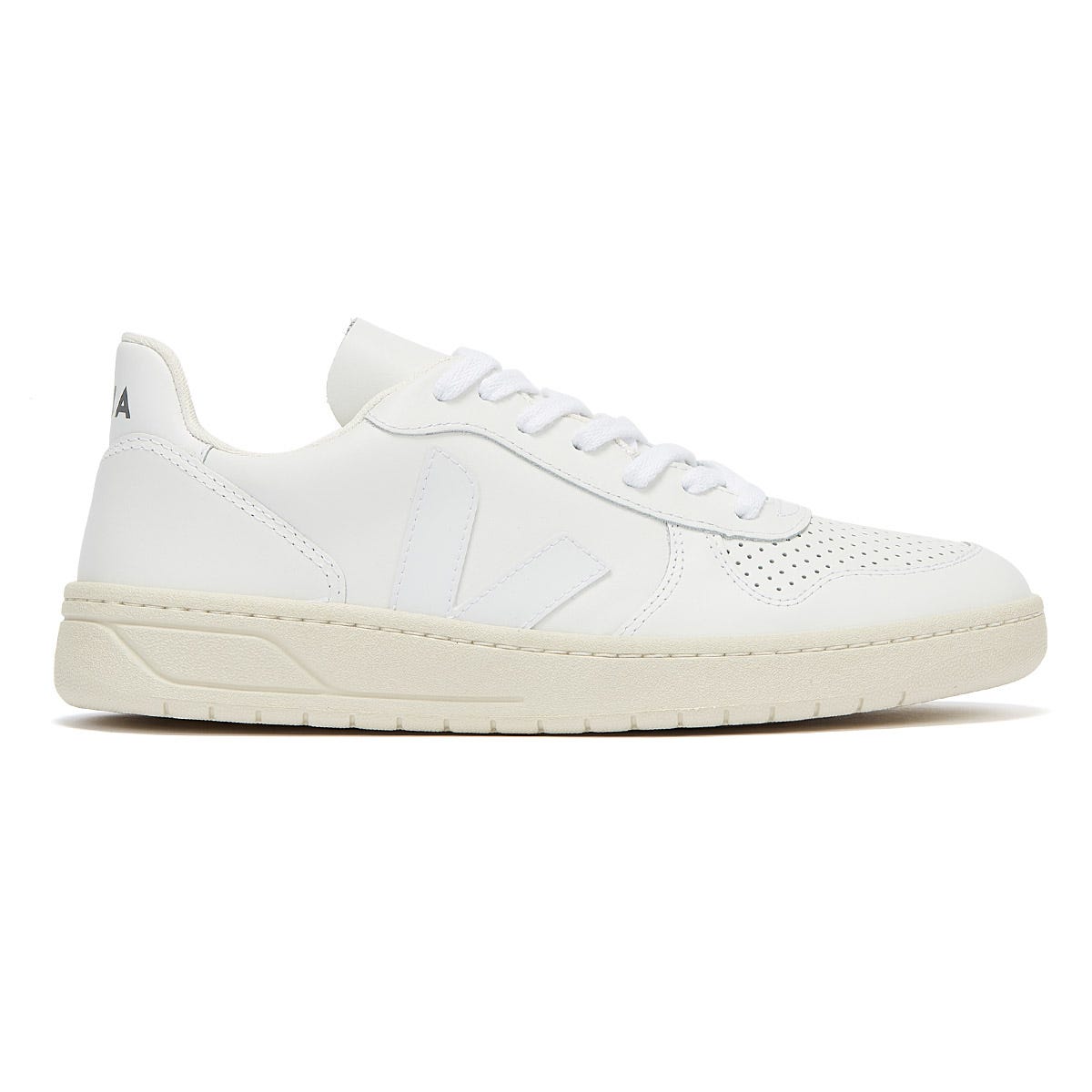Veja V-10 Mens Extra White / White Trainers