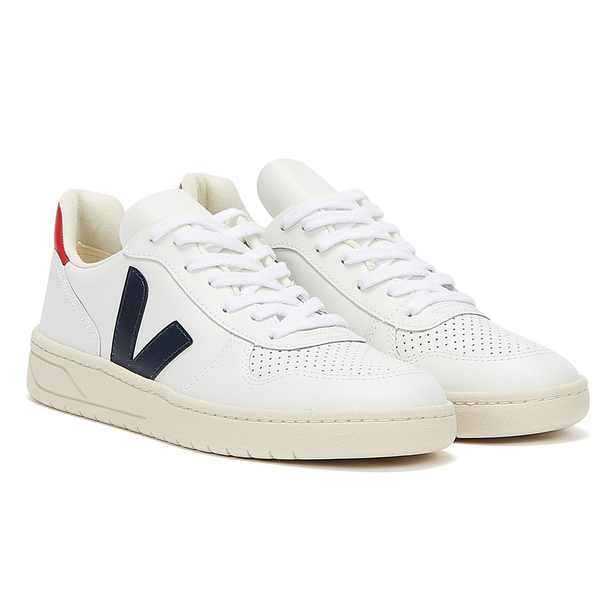 Veja V-10 Mens Extra White / Nautico Pekin Trainers