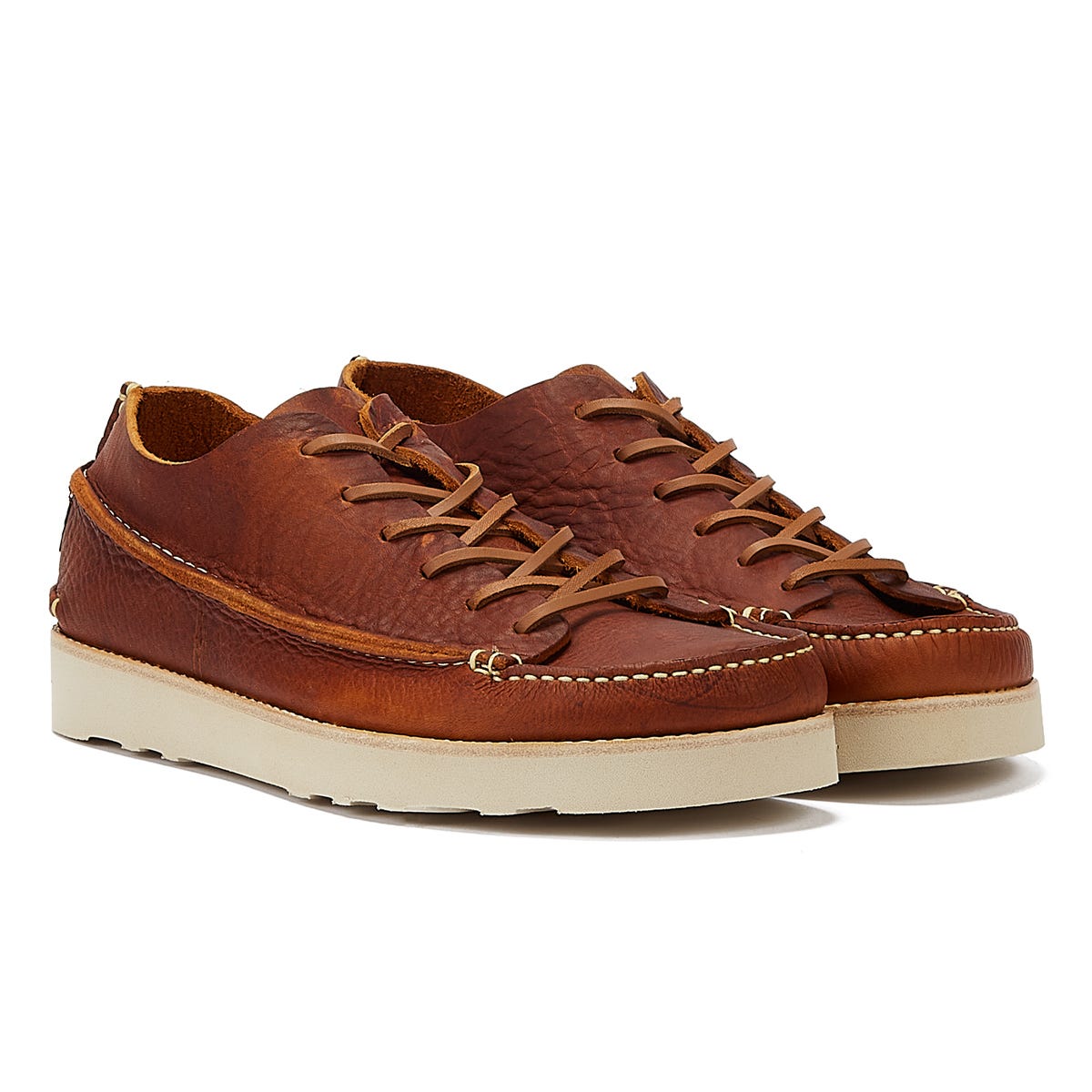 Yogi Finn III Chaussures en cuir châtain pour hommes