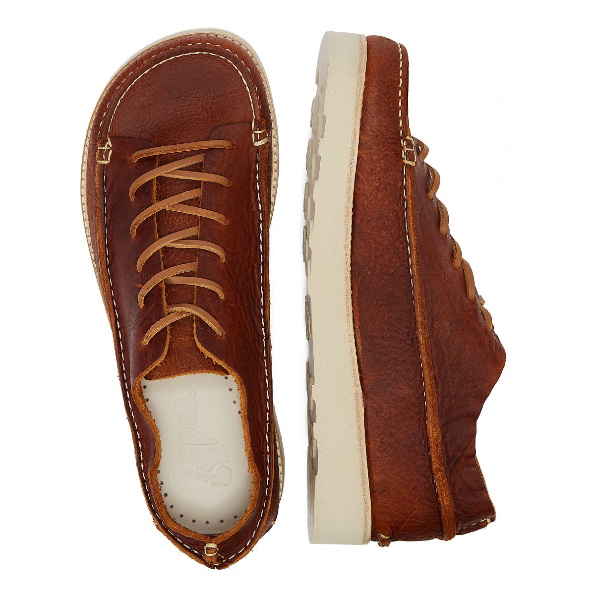 Yogi Finn III Chaussures en cuir châtain pour hommes